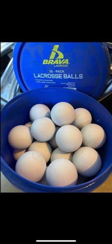 New white lacrosse balls. FIRM ON PRICE One Bucket
