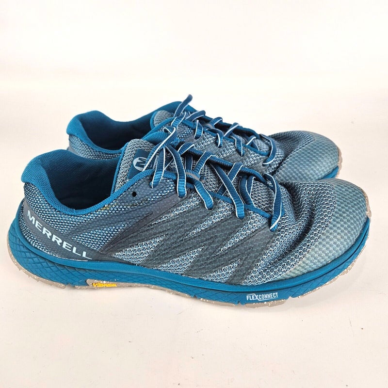 Merrell Women's 6 Lavender Gray Pace Glove Vibram Barefoot Running Shoes  J35710