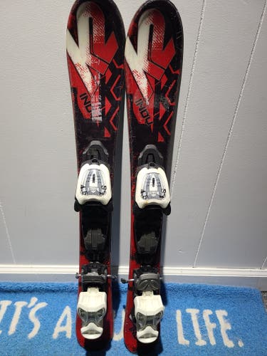 Used Kid's K2 80 cm All Mountain Skis With Marker  Bindings