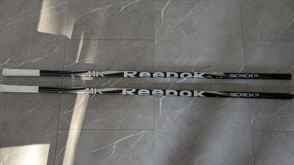 Senior Reebok 11k 100 flex Tapered Shafts Pro Stock