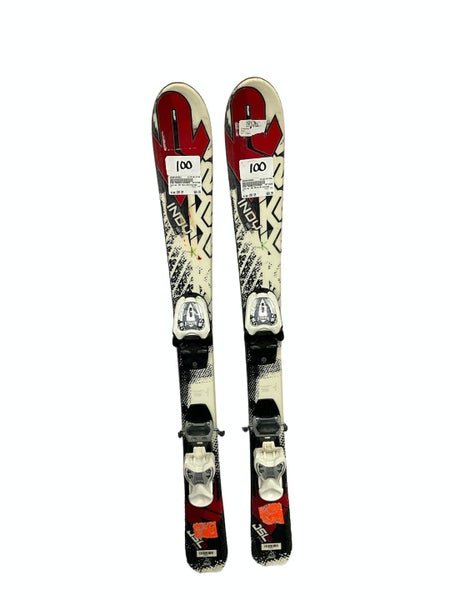 Used K2 Indy 100 Cm Junior Downhill Ski Combo