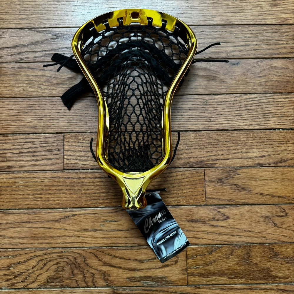 GOLD CHROME ECD ION w/ Hero 3.0 (Lacrosse Unlimited chrome and Strung by Me)