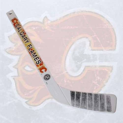 Calgary Flames Vintage Sher-Wood Plastic Mini Hockey Stick, NHL Sports Memorabilia