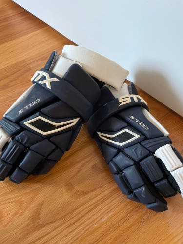 Used STX 13" Cell III Lacrosse Gloves