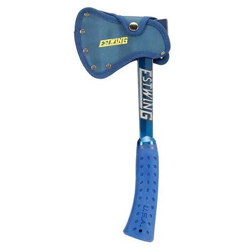Estwing E6-25A 14" Blue Camper's Axe Shock Reduction Grip New