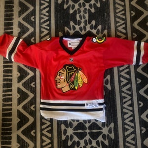 Blacks hawks home jersey
