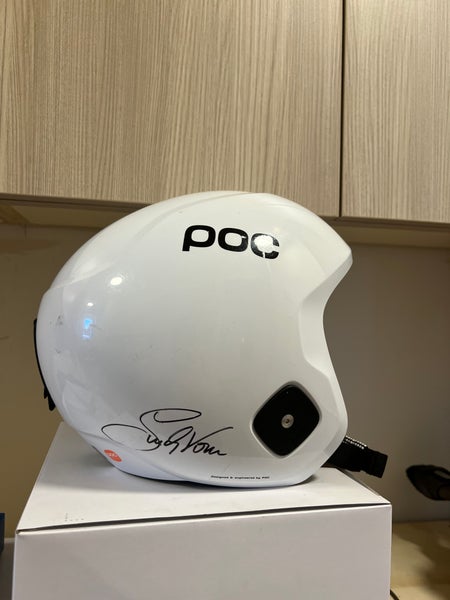 Medium/Large POC SKULL DURA X Helmet FIS Legal Unisex Used - Signed by Lindsey Vonn
