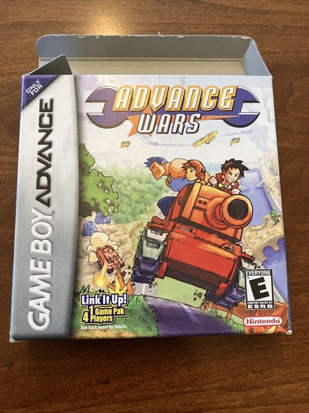 Advance Wars GBA (Nintendo Game Boy Advance) Complete CIB Tested