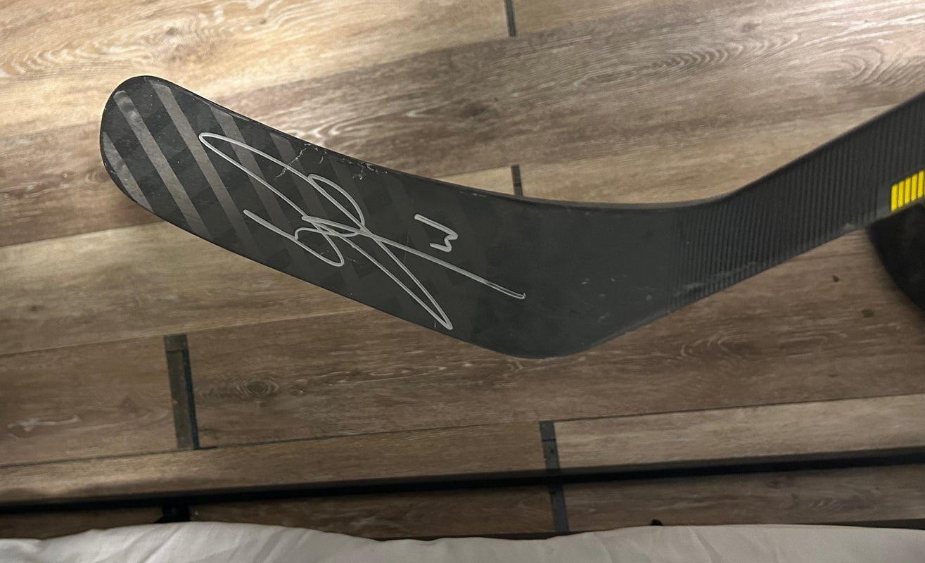 Seth Jones Autographed Game Used hockey stick