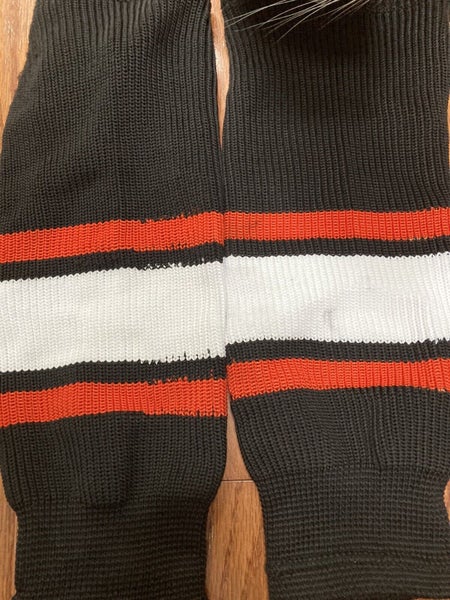 Youth Hockey Socks 18 Inches Philadelphia Flyers Knit Style