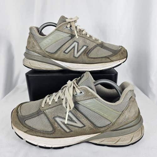 New Balance 990v5 Gray Comfort Athletic Shoes Women’s Size 9 2E Wide W990GL5
