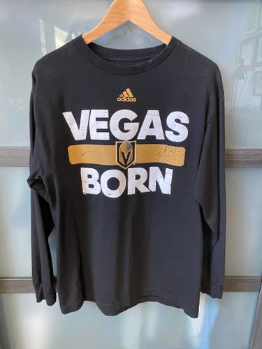 Black Used Medium Men's Adidas Shirt - Vegas Golden Knights - Vegas Born
