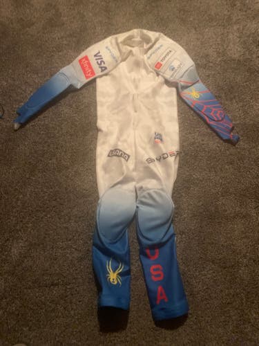 Unisex Used Medium Spyder U.S. Ski Team Ski Suit FIS Legal