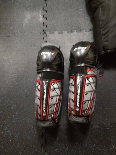 Senior Used CCM JetSpeed FT370 14" Shin Pads