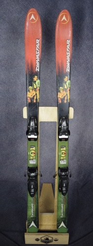 DYNASTAR TWINBOARD CONCEPT JUNIOR SKIS SIZE 140 CM WITH LOOK BINDINGS