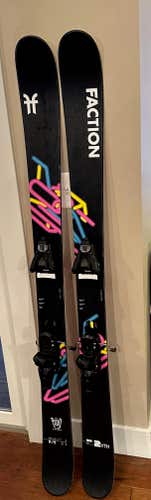Used Unisex Faction Prodigy 2.0 159 cm All Mountain Prodigy Skis With Bindings Max Din 12