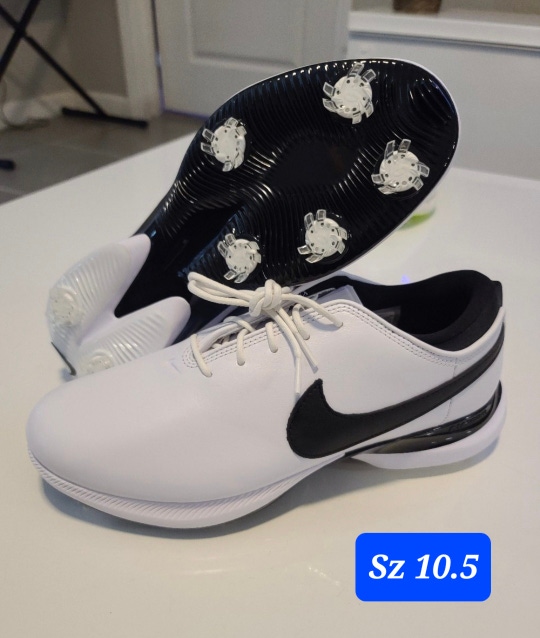Nike Air Zoom Victory Tour 2 Golf Shoes White Black Panda Men DJ6569-100 Sz 10.5