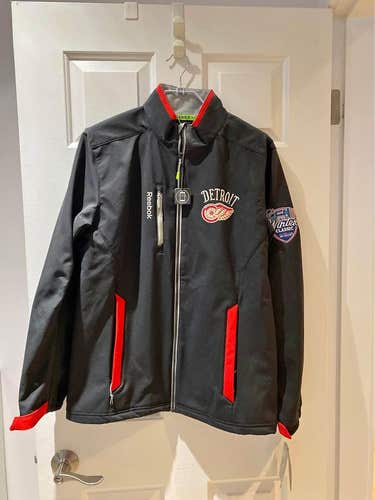 Detroit Red Wings Winter Classic Black New Men's Medium Reebok Jacket