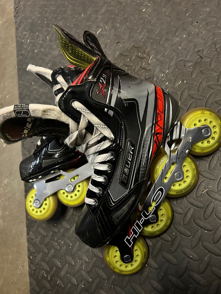 Used Bauer Regular Width Size 7 Vapor X2.9 Inline Skates