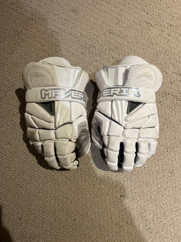 Used  Maverik 12" Max Lacrosse Gloves