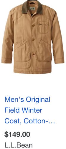 #Vintage Men’s Original Field Coat Medium #Cotton $150.00