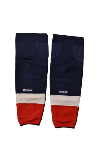 NAVY Blue Senior Used Large Reebok Reebok Edge Socks Pro Stock