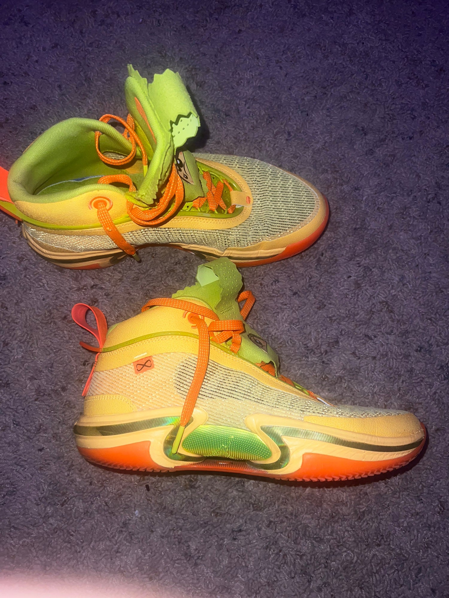 air jordan 34 yellow