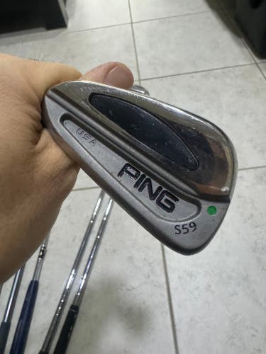 Ping S59 Iron 6 In Left Handed  Steel shaft  Used great conditions Demo