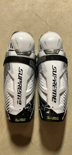 Used Bauer 15" Supreme S170 Shin Pads