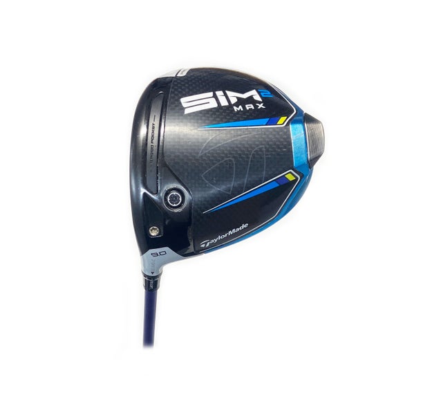 LH TaylorMade SIM2 Max 9.0* Driver Graphite Diamana S+62 Stiff Flex