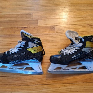 Size 8 - Senior Used Bauer Supreme 3S Hockey Goalie Skates Regular Width 8
