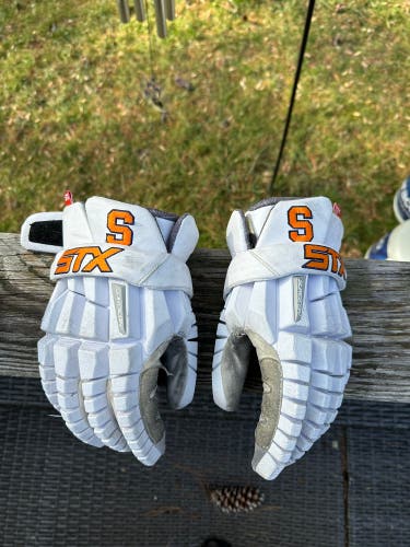 Used STX Large Surgeon RZR Lacrosse Gloves