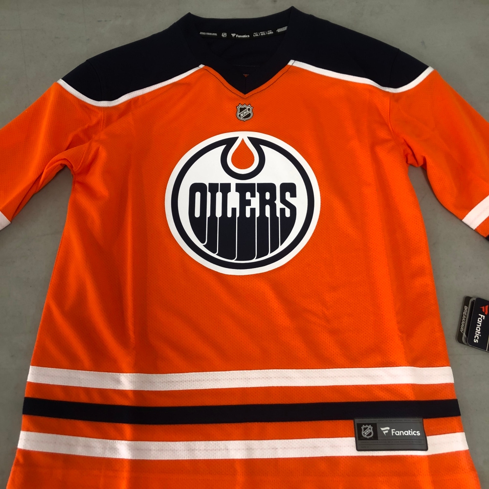 NEW Edmonton Oilers Youth XL game jersey