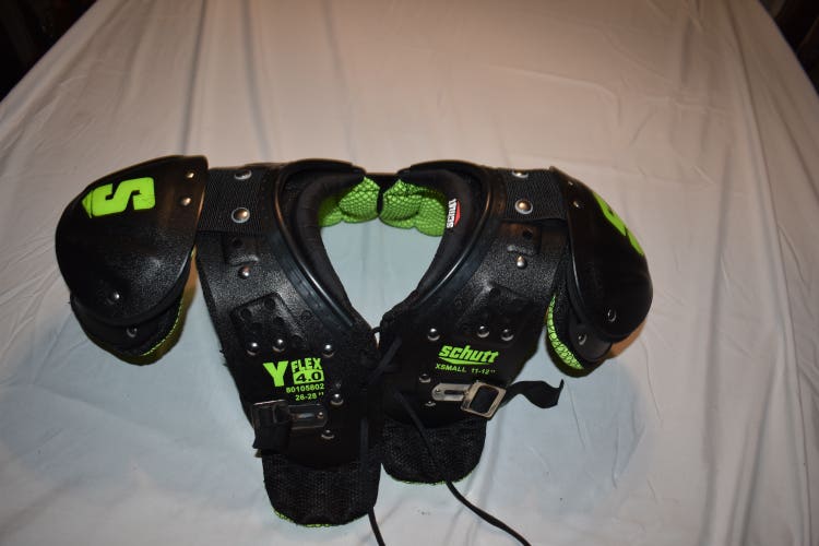 Schutt Y-Flex 4.0 Youth All Purpose Football Shoulder Pads, Youth XS (11-12")
