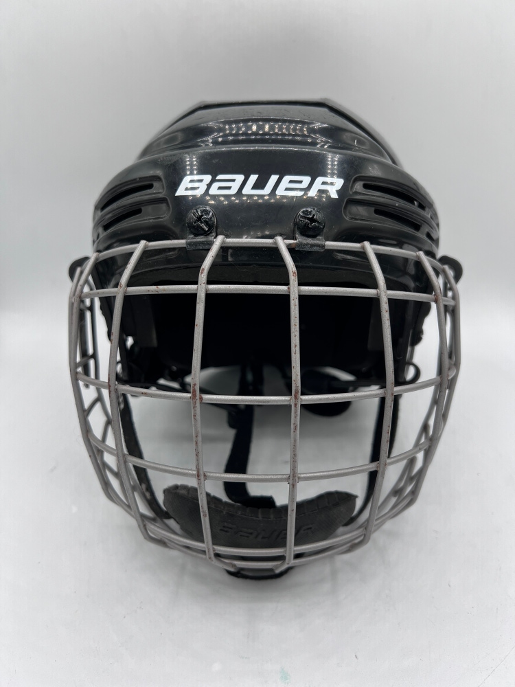 Bauer BHH2100JR Black Helmet w/ True Vision Cage