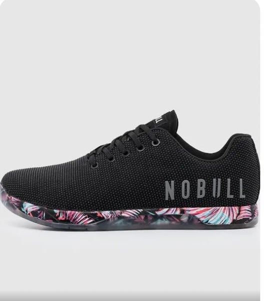 Grey Floral Trainer