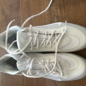 White Men's Molded Cleats Mid Top Alpha Huarache 8 Varsity LAX