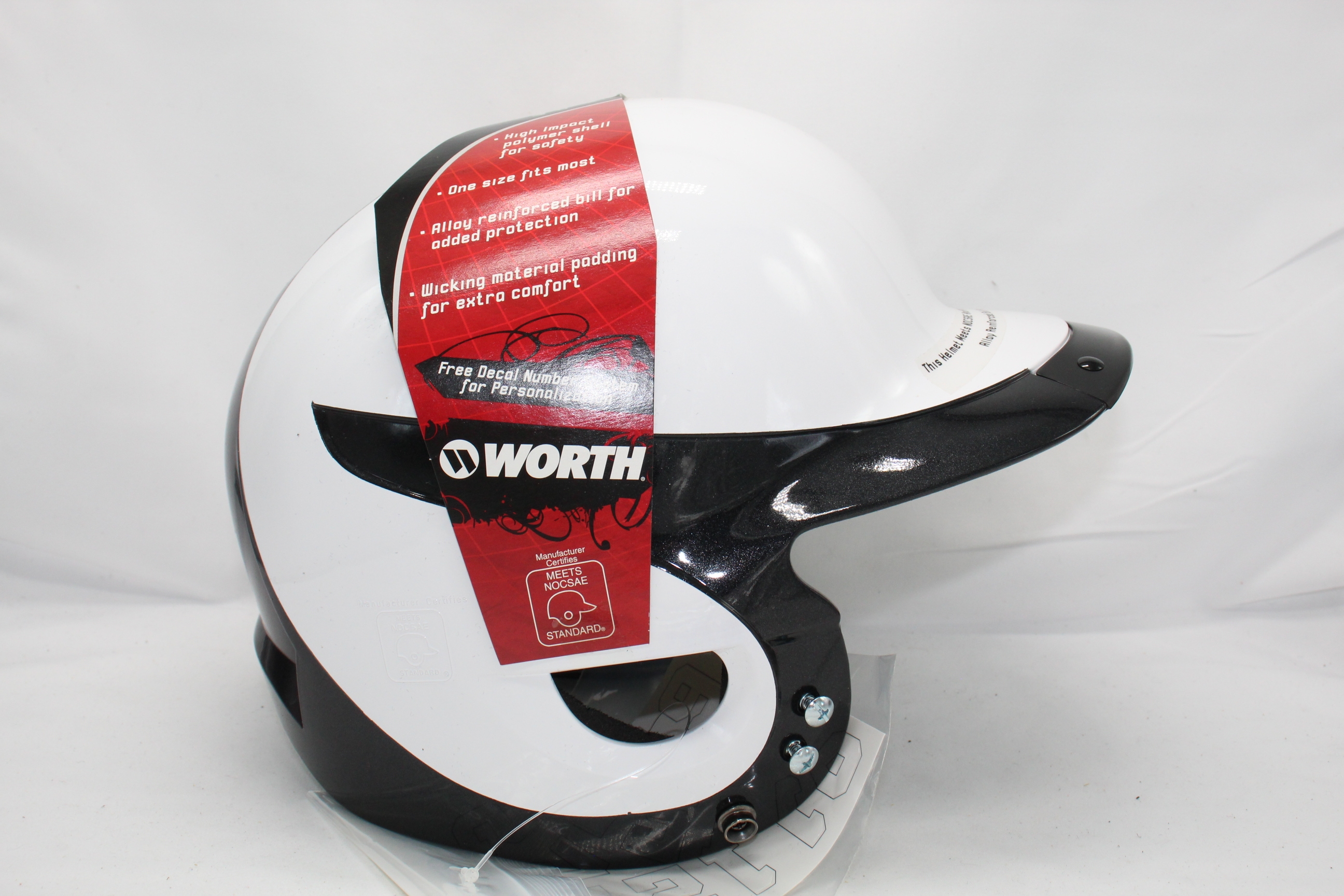 New 6 3/4 Worth WLBH Batting Helmet