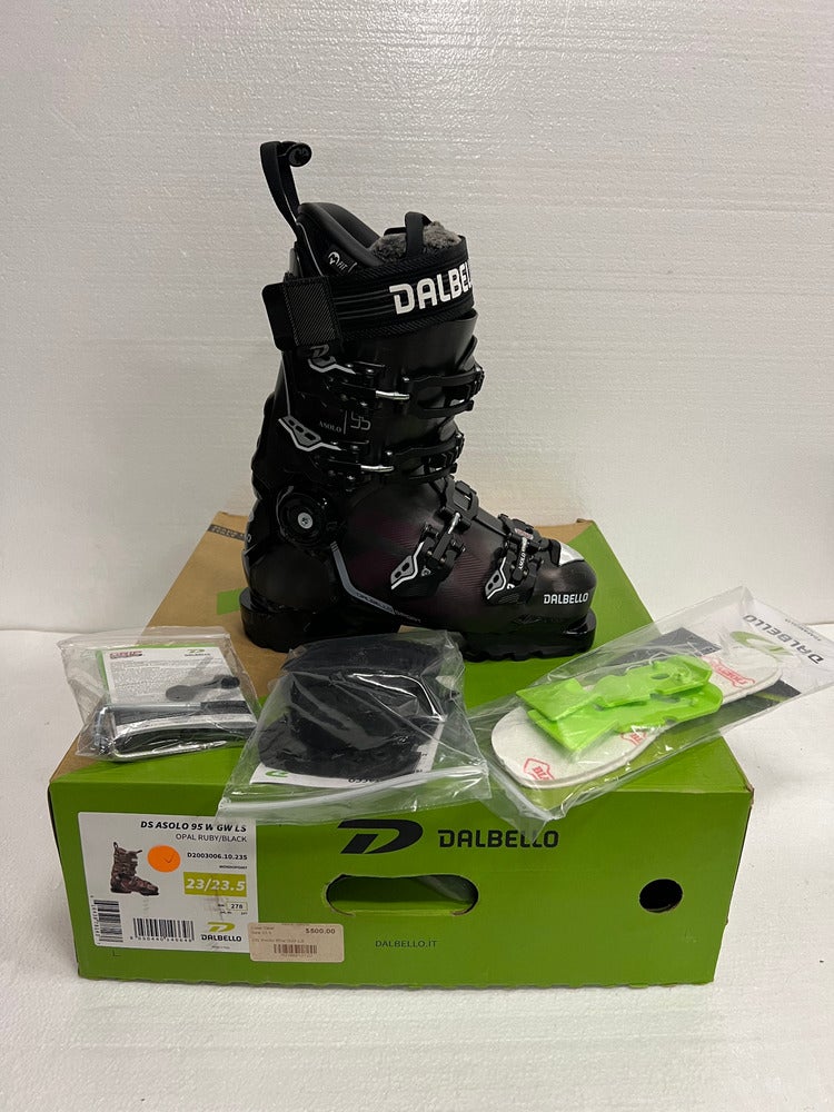 WOMEN S DALBELLO DS ASOLO 95W GW LS SKI BOOTS 23 23.5 NEW IN BOX