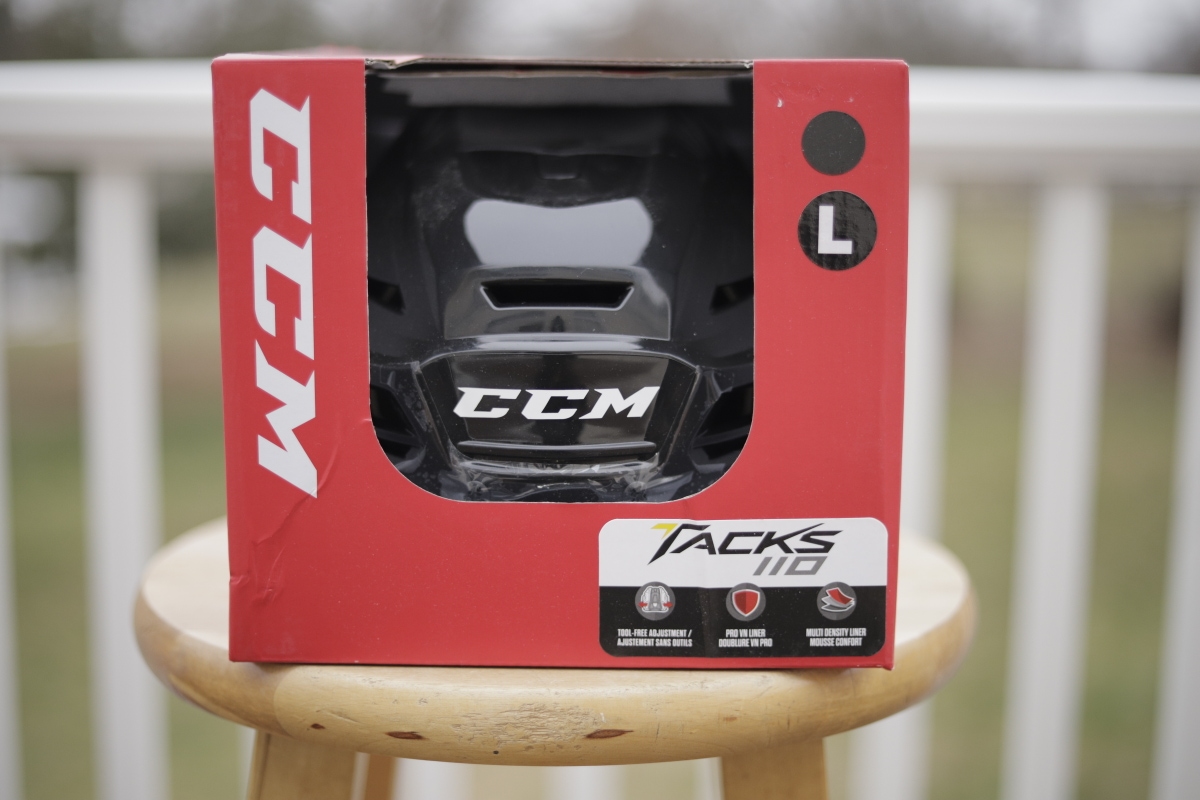Brand New CCM Tacks 110 Helmet In Box - Black - Large