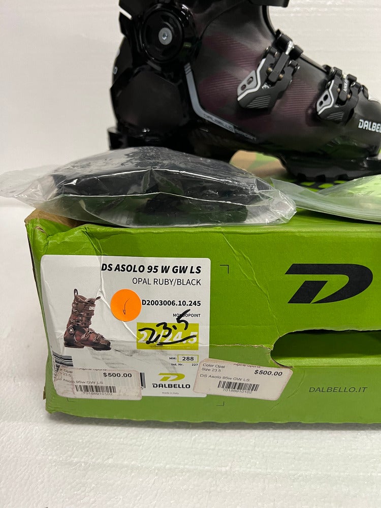 WOMEN S DALBELLO DS ASOLO 95W GW LS SKI BOOTS 23 23.5 SidelineSwap