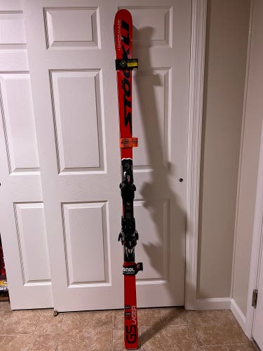 Women’s FIS Stockli Laser GS Skis With Bindings