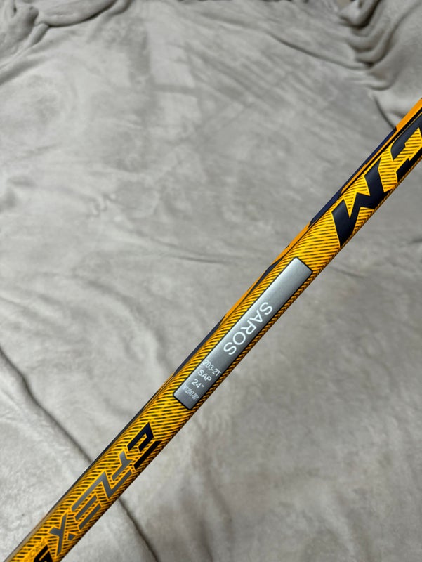 Juuse Saros Nashville Predators Brand New CCM Eflex 5 Custom Goalie Stick 24”