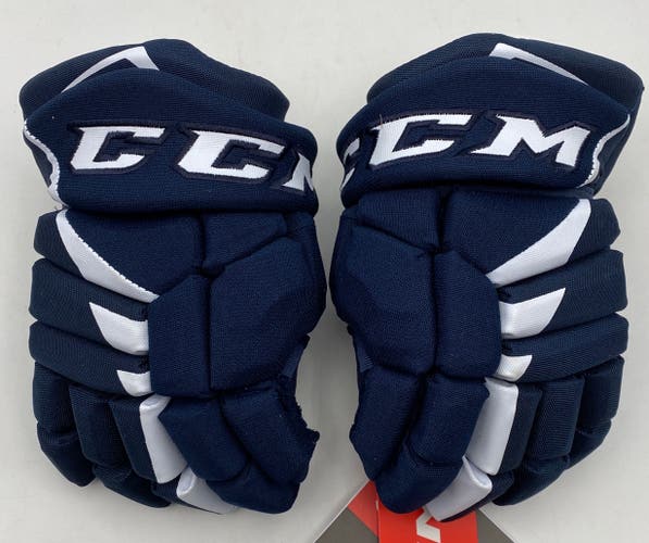 NEW CCM Jetspeed FT485 Gloves, Navy/White, 11”