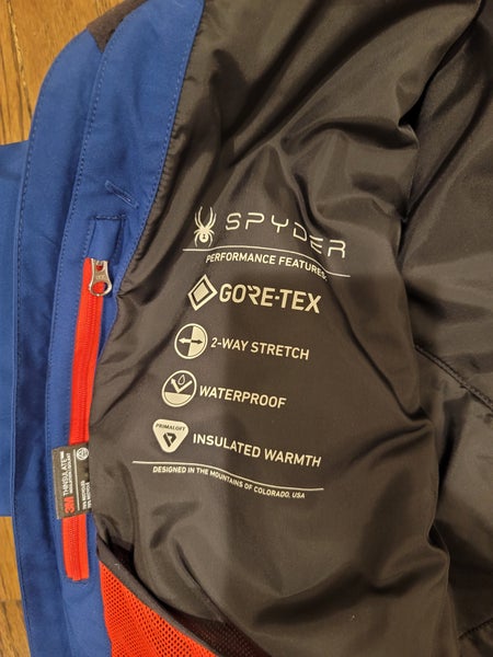 Gray Men's Adult Used Large 20-21 US Ski Team Spyder Gore Tex Softshell  Jacket