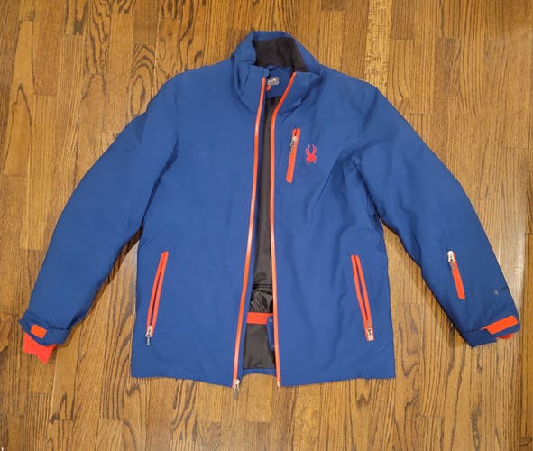 Blue Men's Adult Used Large Spyder Jacket