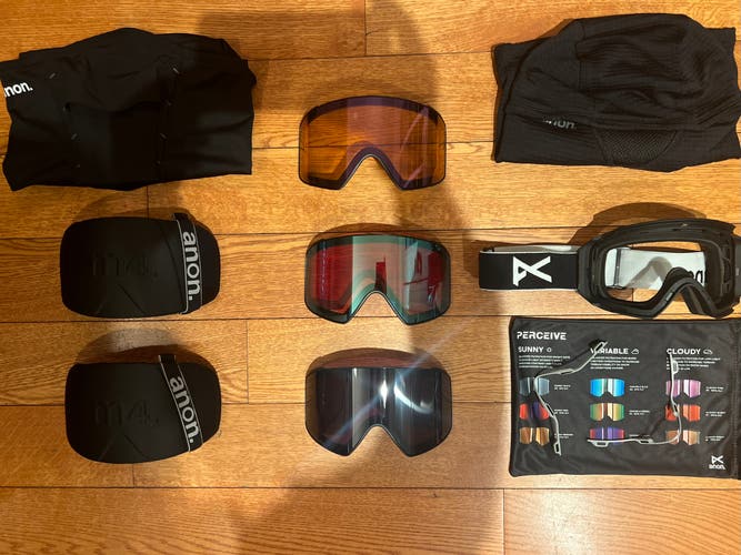 Men's Anon Large M4 Ski Goggles
