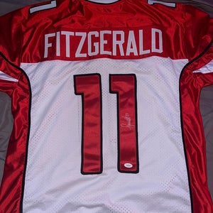 Signed Larry Fitzgerald Jersey, Size XL