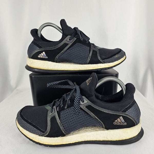Adidas Womens PureBoost X Size 8.5 Black Athletic Running Shoes