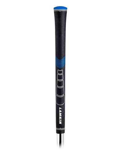 Lamkin Sonar+ Golf Grip (Black/Blue, Standard+) 60R 53g NEW